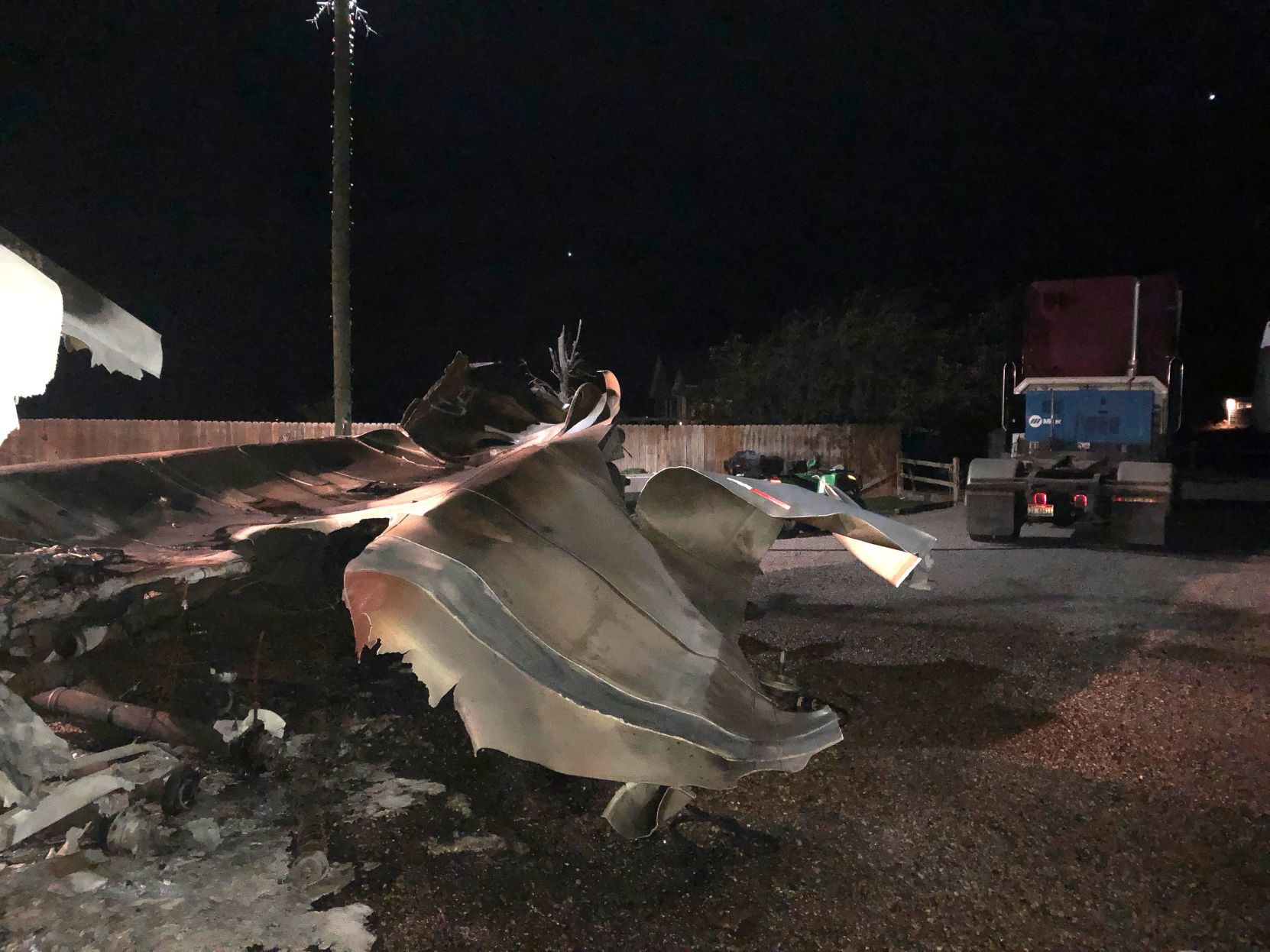 Fuel tanker truck explosion